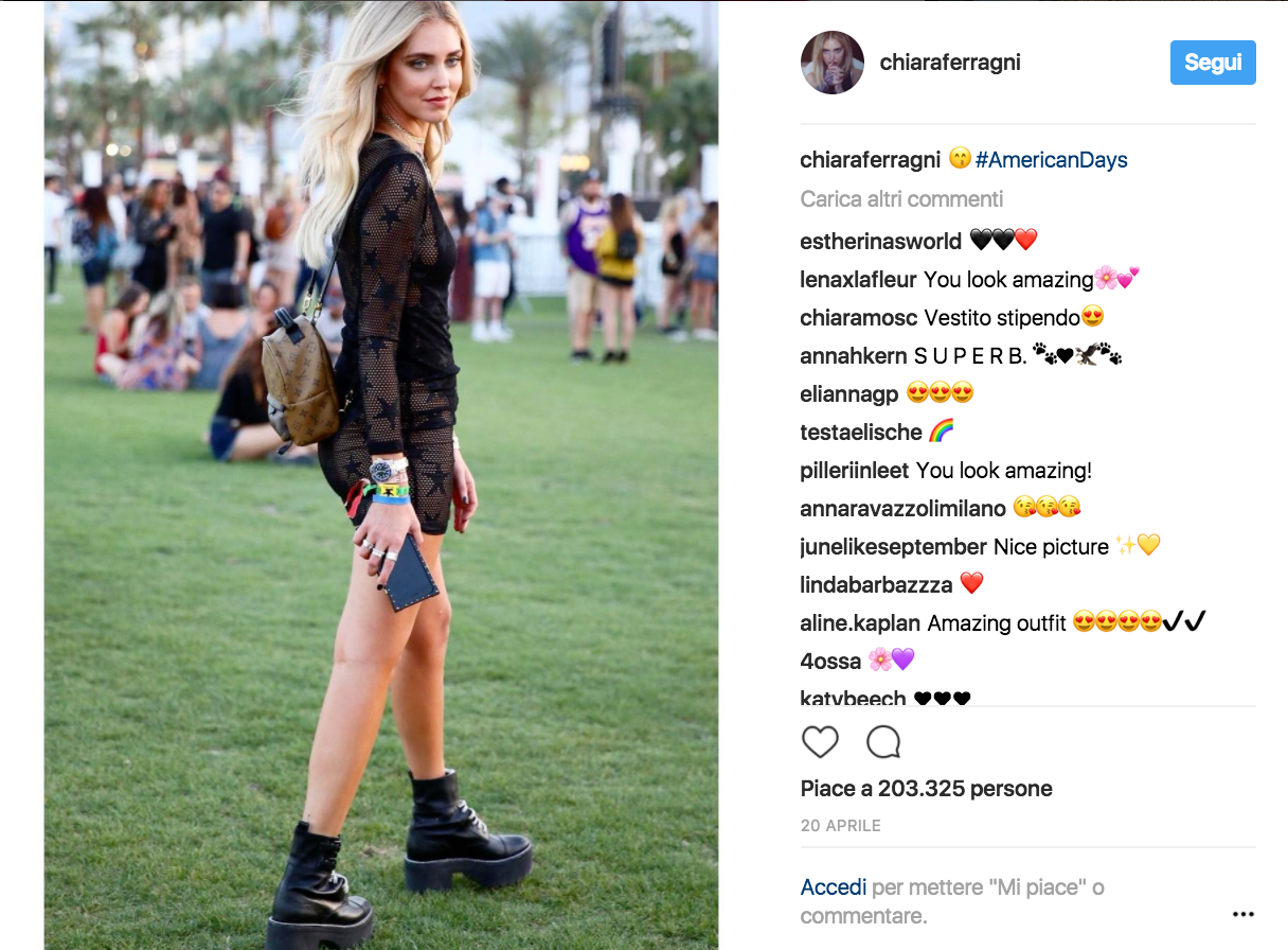Chiara Ferragni Coachella
